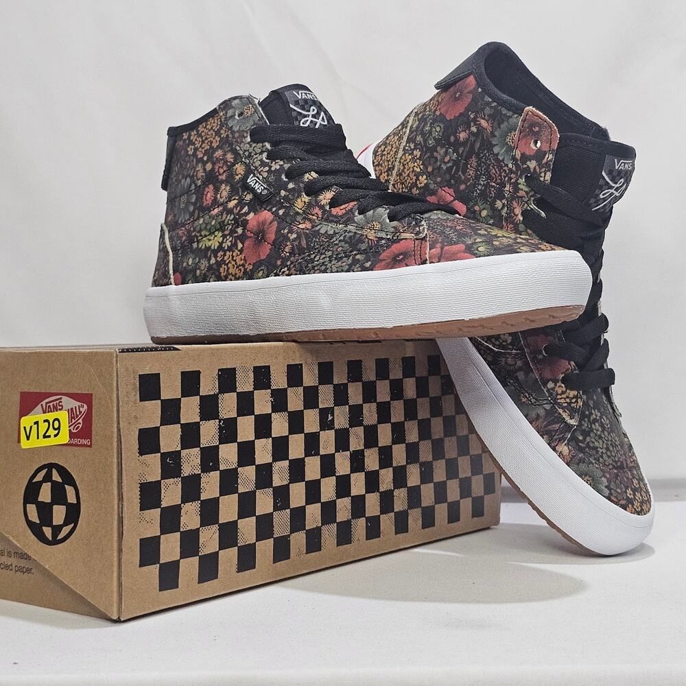 Vans Unisex  The Lizzie Hi Top Sneakers Women's Size 6.5 Floral Multi NWT